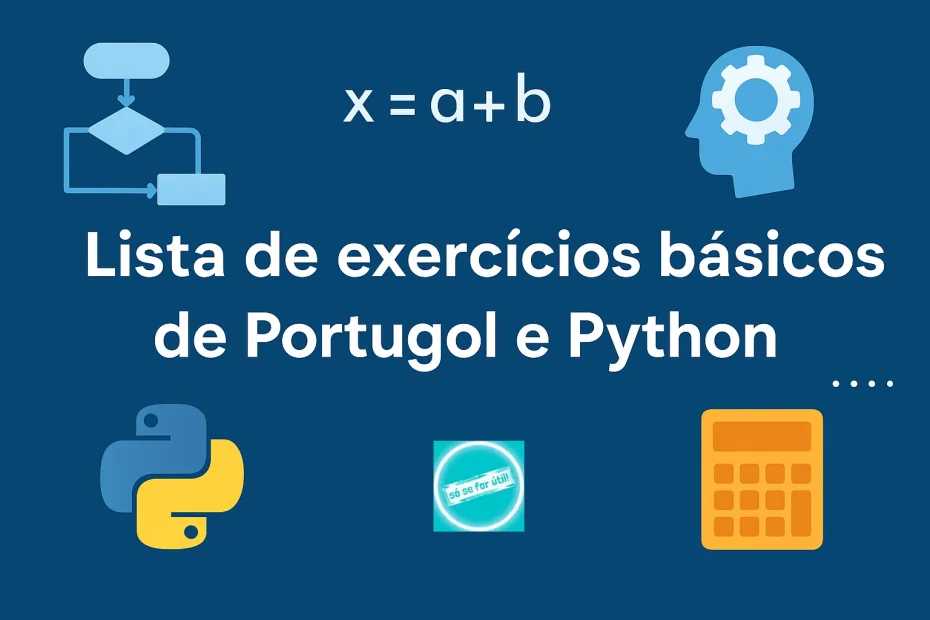 lista exerc basic portugol python